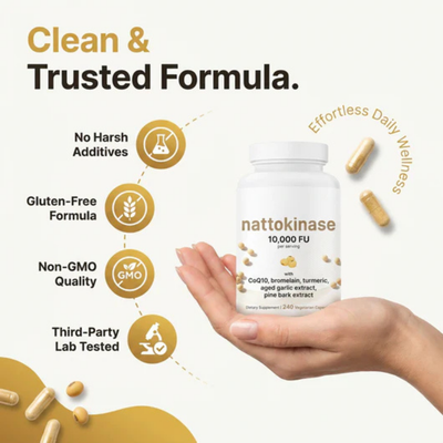 Nattokinase 10,000 FU Capsules