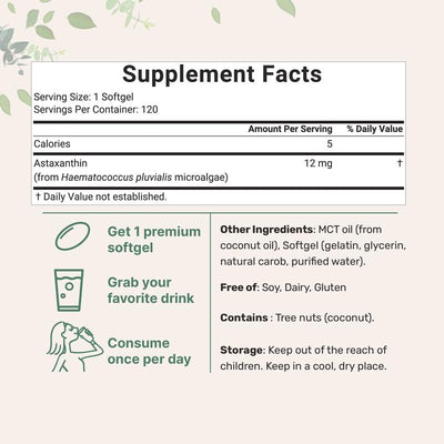 Astaxanthin Softgels | All-in-One Supplement