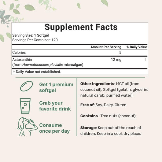 Astaxanthin Softgels | All-in-One Supplement